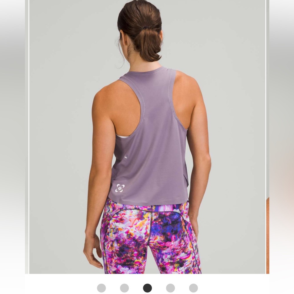 Lululemon ^ 2021 SeaWheeze Lightweight Run Kit Tank Top Dusky Lavender EUC 8 - Picture 13 of 14